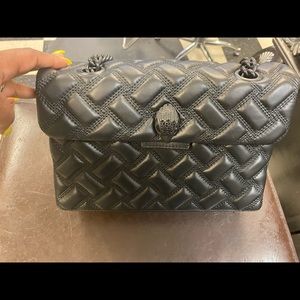 Brand new with tags Black quilted Leather Kurt Geiger London